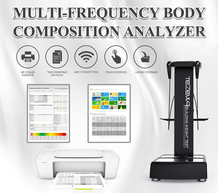 20khz 50khz 100khz Bio Impedance Machine MFBIA Body Fat Analyser Scales