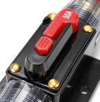 50A 50AMP Car Audio Circuit Breaker Inline Fuse Holder for 12V System Protection