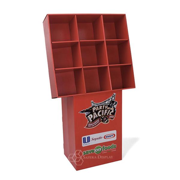 Buy cheap Paper Material Corrugated Carton Paper Type Advertising Pop Up Cardboard Display Stand from wholesalers