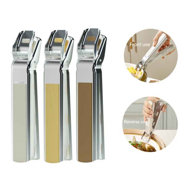 Buy cheap Hot Plate Gripper Clips Kitchen Tongs Bowl Dish Pan Clip Anti-scalding Stainless Steel Bowl Clip from wholesalers