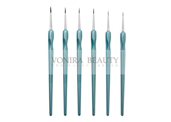 6pcs UV Gel Acrylic Nail Art Brush Drawing Pen Builder Painting Pen Design Nail