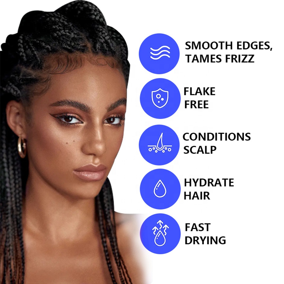 4c Loc N Twist Gel Custom Logo 24 Hour Waterproof Extra Strong Hold for African Hair