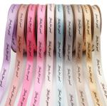 25 yards / piece Gift Packing Materials Polyester Satin Ribbon For Gift Wrapping