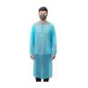 Buy cheap Personal Protective CPE Disposable Blue Lab Coats Gowns With Sleeves from wholesalers