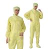Buy cheap Washable Blue Anti-static Clean Room Working Clothes ESD Garment Jumpsuit Without Hood Cleanroom Coverall Without Hood from wholesalers