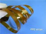 Polyimide 0.5mil Flexible PCB Board With Yellow Coverlay