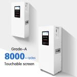 51.2V Lithium Battery Wall-mounted Home Energy Storage Battery Vertical Wheeled