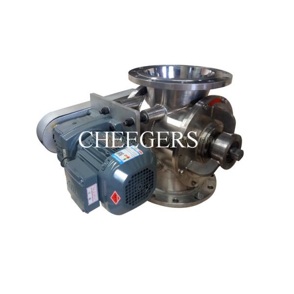 Quality SS304 DN200 Pneumatic Rotary Valve Tapioca Starch Airlock Feeders for sale