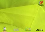 Shiny Yellow Fluorescent Material Fabric 100% Polyester Tricot Knit Fabric