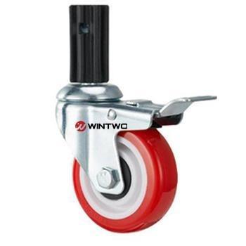 Buy cheap Nylon sleeve PU castor from wholesalers