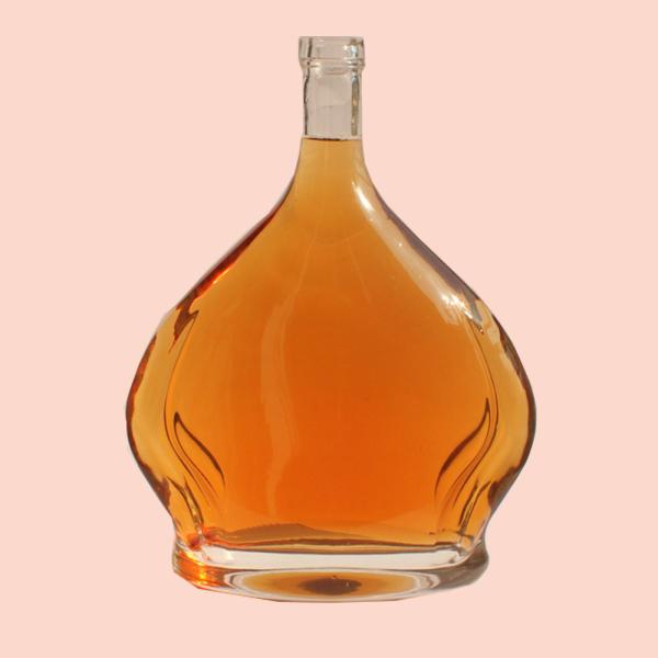 Buy cheap Luxury Flint Brandy Glass Bottle from wholesalers