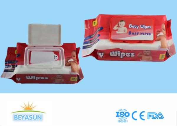 Buy cheap Spunlace Non Woven Wet Wipes Z / C Fold , Portable Travel Baby Face Wipes from wholesalers