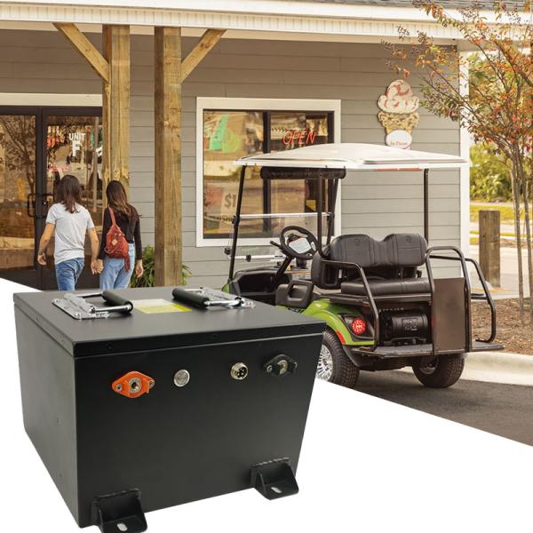 48V Golf Cart LiFePO4 Lithium Ion Battery 100Ah Fast Charging With Intelligent