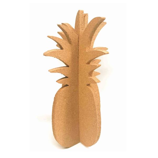 Buy cheap OEM ODM Decorative Cork Boards Table Handicrafts 3D Pineapple Shape from wholesalers