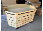 Non Toxic Store Wooden Retail Display Shelves , Vegetable Storage Rack