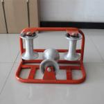 Triple Corner Type Roller Assembly for Power Ground Cable and Manufacturing