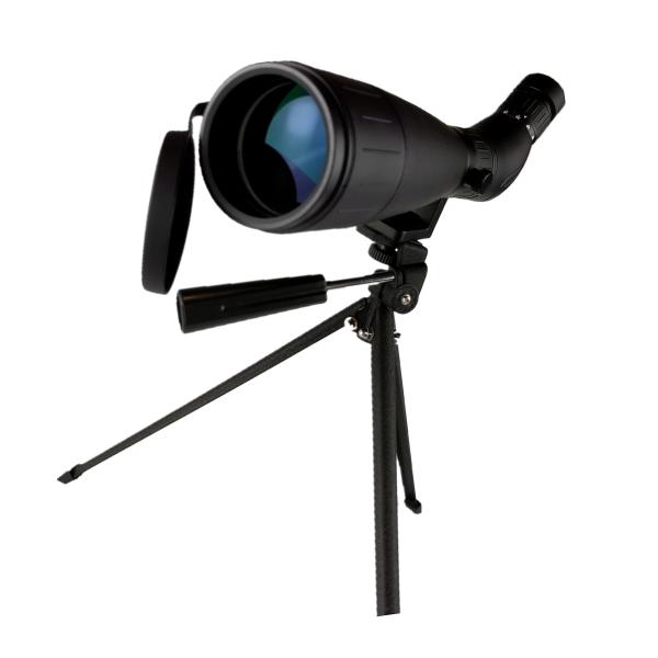 Buy cheap Hot sale black Angled Target Spotting Scope 20x-60x 60mm Angled Spotting Scope for adults from wholesalers