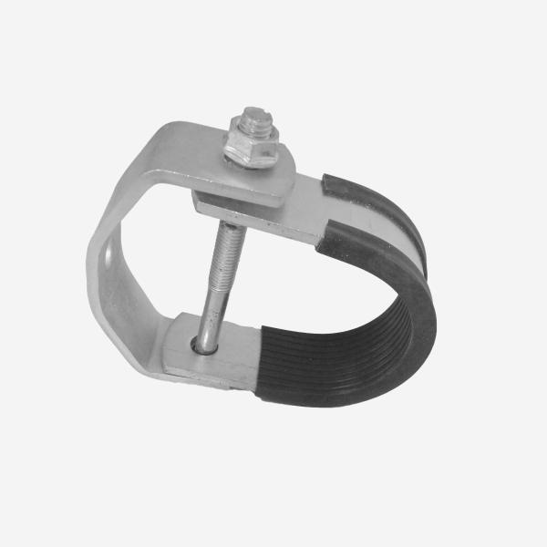 Buy cheap Hot Dip ODM Galvanized Metal Conduit Clamps Strut Cushion Pipe Fitting for Building from wholesalers