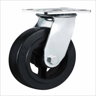 8 Inch Heavy Duty Locking Casters Industrial Trolley Wheels Iron Casters