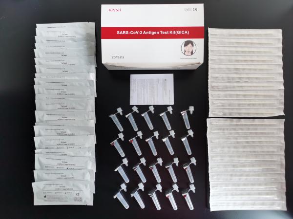 Buy cheap GICA accurate Rapid Antigen Test Kit nasopharyngeal swab kit CE from wholesalers