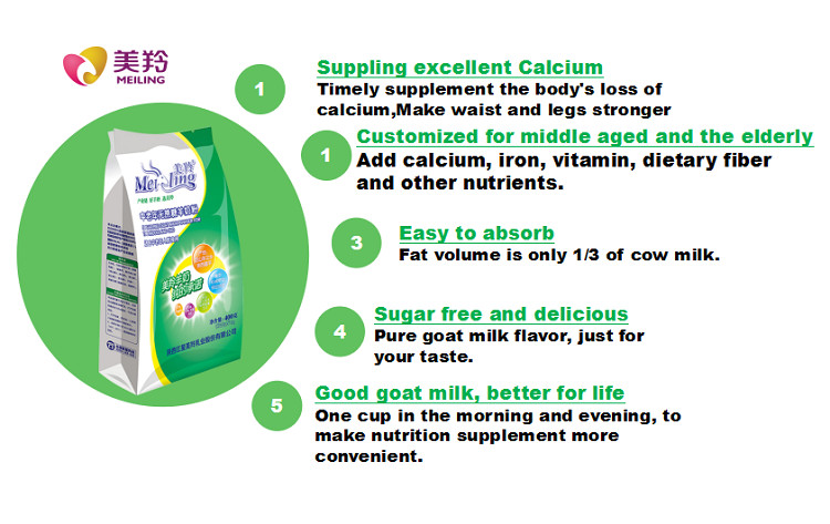 400g Sugar Free High Calcium Old Aged Sheep Milk Powder