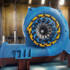 Customized Color Water Turbine Generator with 300-3000rpm Speed Range and 200kW-20MW Power Output