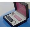 Buy cheap Metal keychain, keychain box, leather keychain box, printing logo from wholesalers