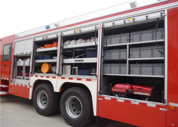 265Kg Six Seats 6x4 Drive Fire Equipment Truck which Loaded 168 Sets Fire