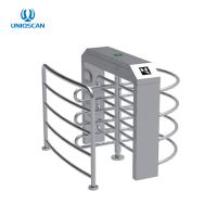 Buy cheap Half Height Security Turnstile Gate Single Lane RFID Card Reader 35 Persons / product