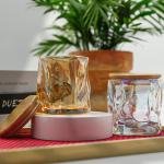 Luxury Bulk 250ml 8oz Round Frosted Clear Glass Candle Jars With Lid