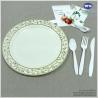 Buy cheap Wholesale 10.25 Inch Plastic Plates, Heavy Duty Disposable Plates,best customer service elegant gold plastic plates from wholesalers