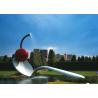 Buy cheap Large Painted Spoon Sculpture Stainless Steel Water Feature Unique Design from wholesalers