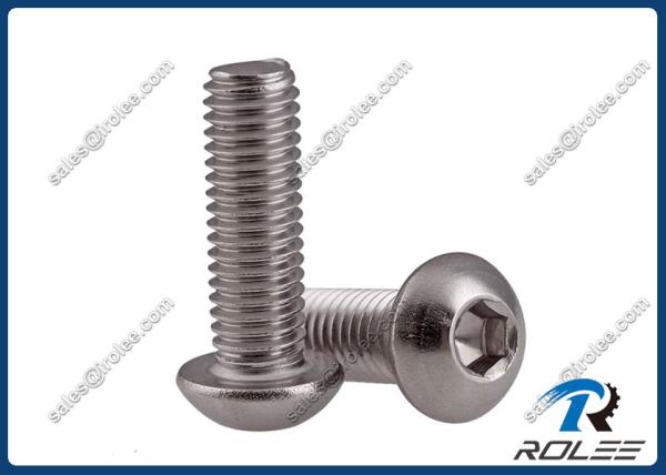 Buy cheap A2/A4/18-8/316 Stainless Steel Socket Button Head Cap Screws from wholesalers