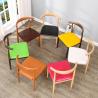 Buy cheap Fashion Modern Dining Room Chairs , Colored Leather Dining Chairs With Wooden Legs from wholesalers