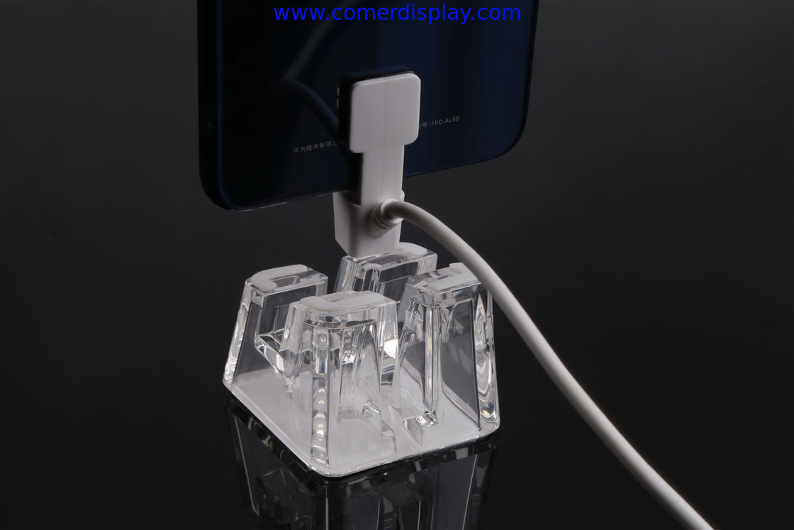 COMER Mobile Phone Stand Retail security display alarm controller systems for shops