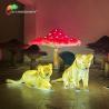 Buy cheap Light Up Life Size Fiberglass Animals Fiberglass Lion Statue Landscape Decorations from wholesalers