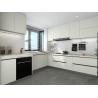 Buy cheap White Elegance Kitchen Cabinets With High-Low Sintered Stone Countertops from wholesalers