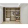 Buy cheap DTC Hardware 2500mm Bedroom Wardrobe Closets Sliding Mirror Wardrobe With Drawers from wholesalers