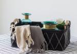 Fashionable Large Felt Storage Baskets Custom Logo With Long Lifetime