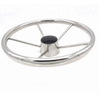 Buy cheap SGS 200KG 316 Stainless Steel Marine Boat Steering Wheels Plastic Polish product