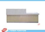 Buy cheap ODM MDF Wood Reception Desk Paint Finished / Office Reception Furniture from wholesalers