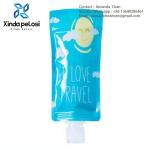 Custom Printed Cosmetic Lotion Liquid Stand Up Plastic Pouch Packaging,Plastic