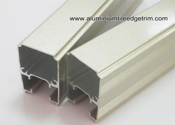 Buy cheap Extruded Anodized Aluminum C Slide Track Channel / Tubes For Sliding Door from wholesalers