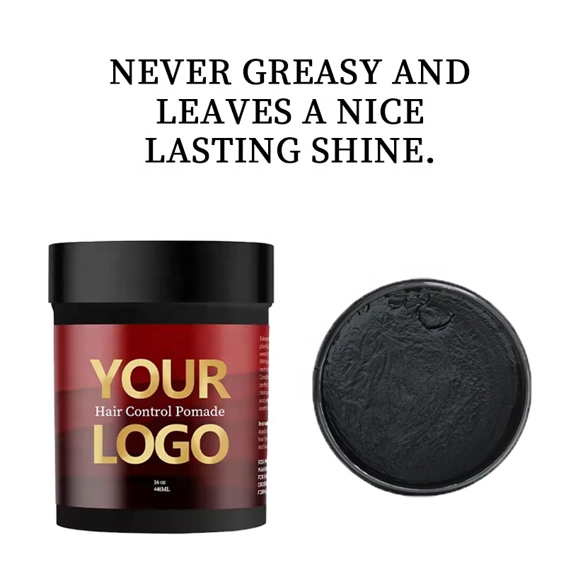 Customizable Hair Styling Wax Extra Hold Firm Pomade for Men Wave Pomade Private Label