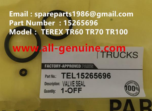 Buy cheap TEREX 15265696 VALVE SEAL SKF FAG KOYO CUMMINS QUARRY NHL RIGID DUMP TRUCK TR35 TR50 TR60 TR100 3303 3305B 3307 3311 from wholesalers