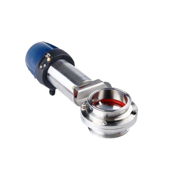 Buy cheap Sanitary Stainless Steel Pneumatic Tri-Clamp Butterfly Valve with Top Control Device from wholesalers