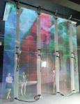 P10 Transparent Indoor Led Display Glass Screens For Glass Building Advertising