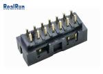 PBT H6.4 30% GF Double Row Box Header UL94V-0 14P IDC Socket Brass