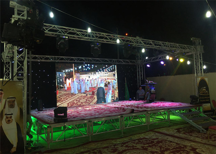P6mm Indoor Stage LED Screen Concert Led Wall 384*192mm Module Size SMD3528
