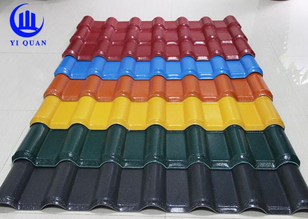 Buy cheap Fireproof ASA Synthetic Resin Spanish Roof Sheet For Construction Building from wholesalers